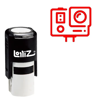 

LolliZ Action Camera Self-Inking Rubber Stamp - Modern Symbol Series