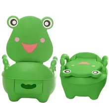 Детский горшок тренировочный ящик писсуар из полипропилена для мальчиков и девочек, безопасное сиденье для горшка, детский туалет, удобный для переноски, мягкий коврик для новорожденных детей, милый