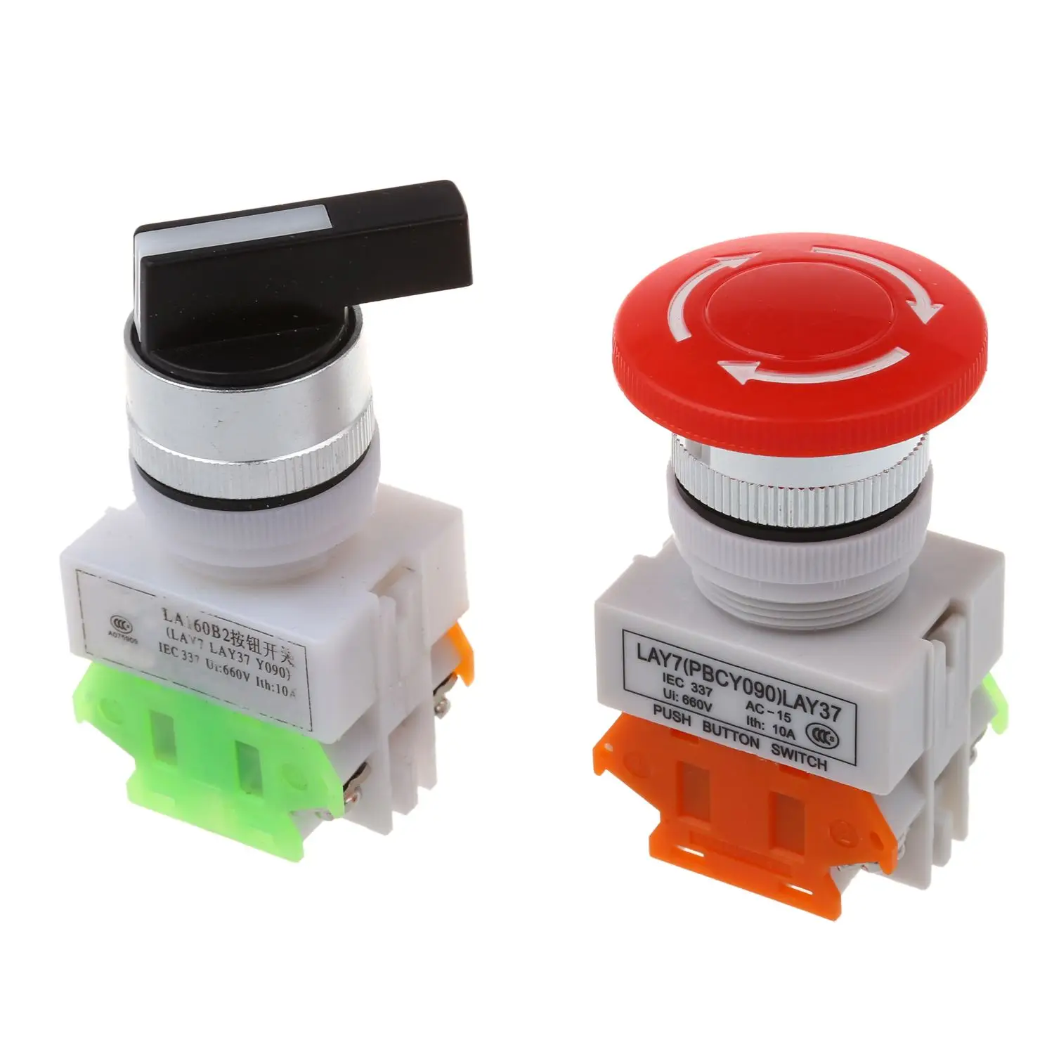 

ELEG-Red Mushroom Emergency Stop Switch Push Button Station
