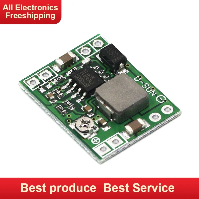 

Ultra-Small Size DC-DC Step Down Power Supply Module MP1584EN 3A Adjustable Buck Converter for Arduino Replace LM2596
