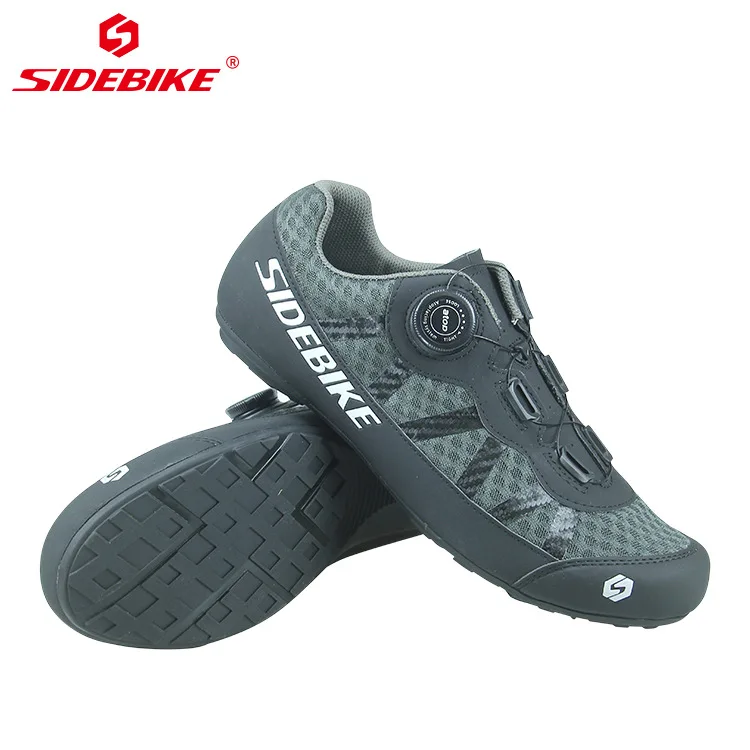 

SIDEBIKE Outdoors Unlocking Cycling Shoes Road Mountain Bike Bicycle Shoes Ultralight Athletic Racing Sneakers Zapatos Ciclismo