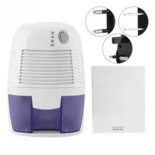 Мини-увлажнитель, осушитель воздуха, поглотитель влаги, без шума, электрическая охлаждающая сушилка с 500 мл водой для дома, спальни, офиса