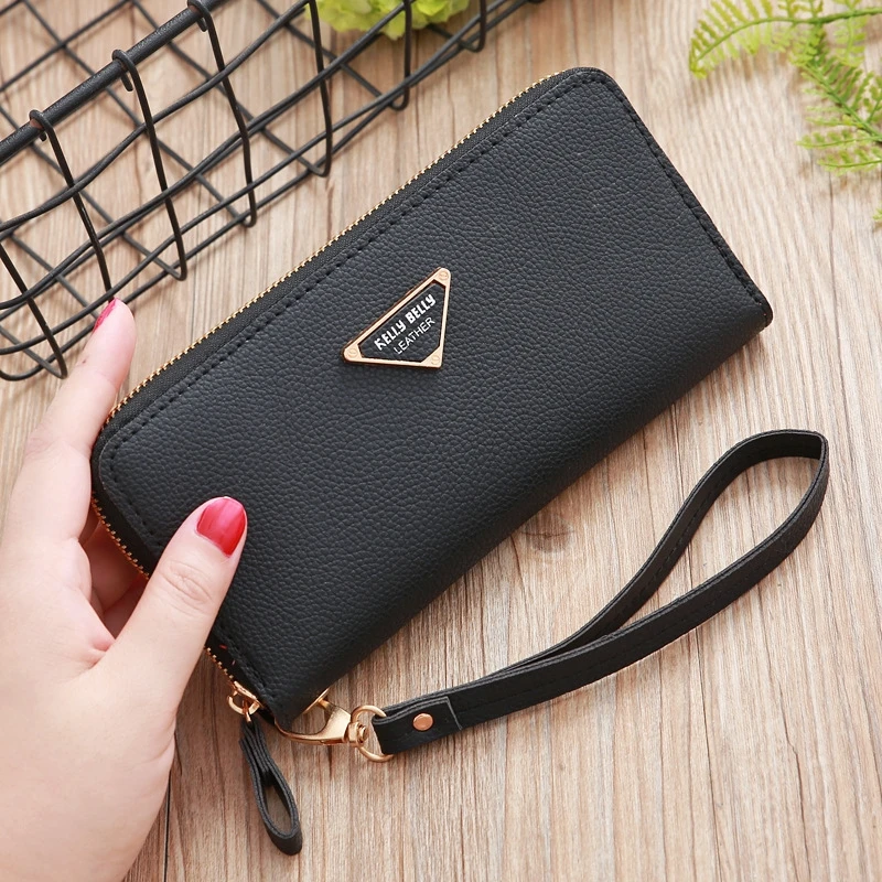 

Korean Silk Screen Ladies Clutch Bag Single Long Ladies Wallet Large Capacity Wallet Multifunction