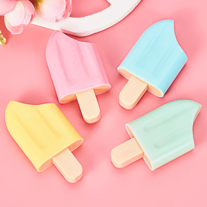 

2 Pieces Lytwtw's Cute Kawaii Iscream Ice Cream Candy Color Highlighter Office School Supplies Gift
