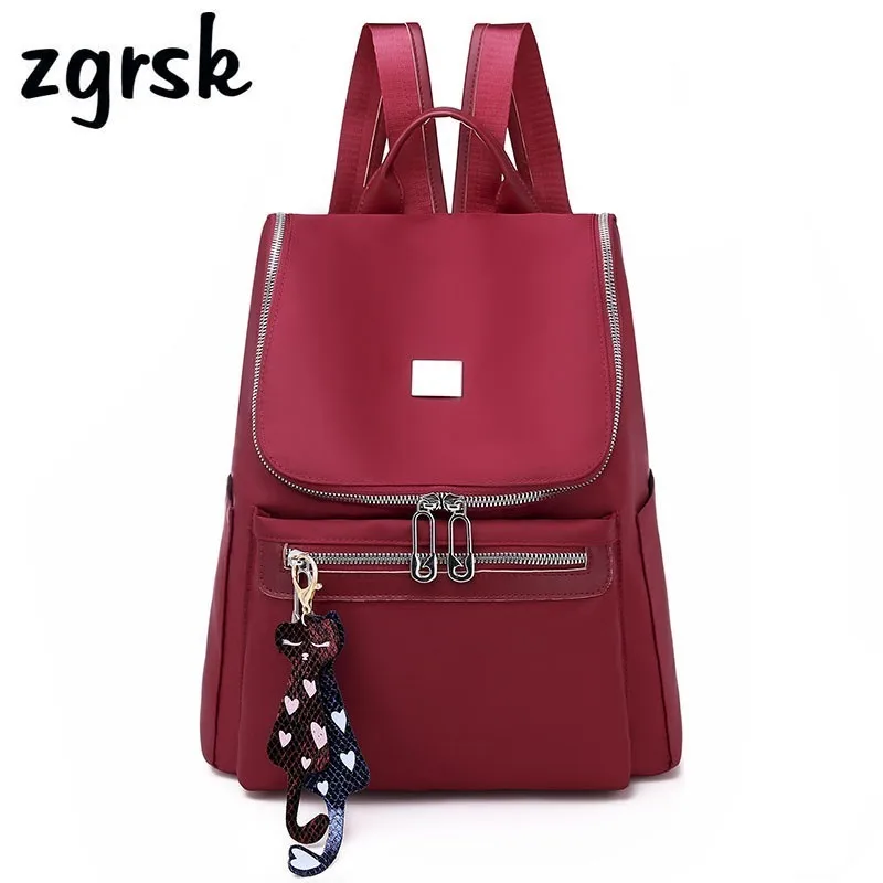 

Women Anti Theft Backpack Waterproof Zipper School Bag Backpacks For Teenagers Girls Multifunction Student Backpack Rucksack
