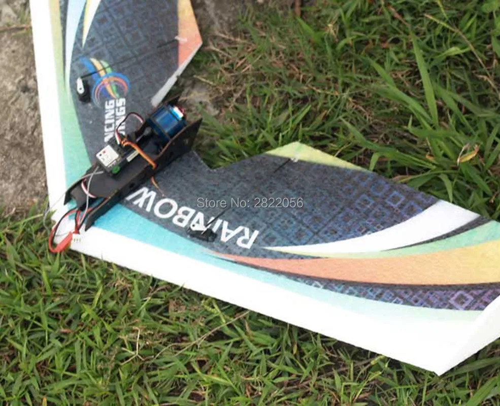 Бесплатная доставка радиоуправляемый самолет EPP модель самолета DW HOBBY Rainbow Fly Wing 800