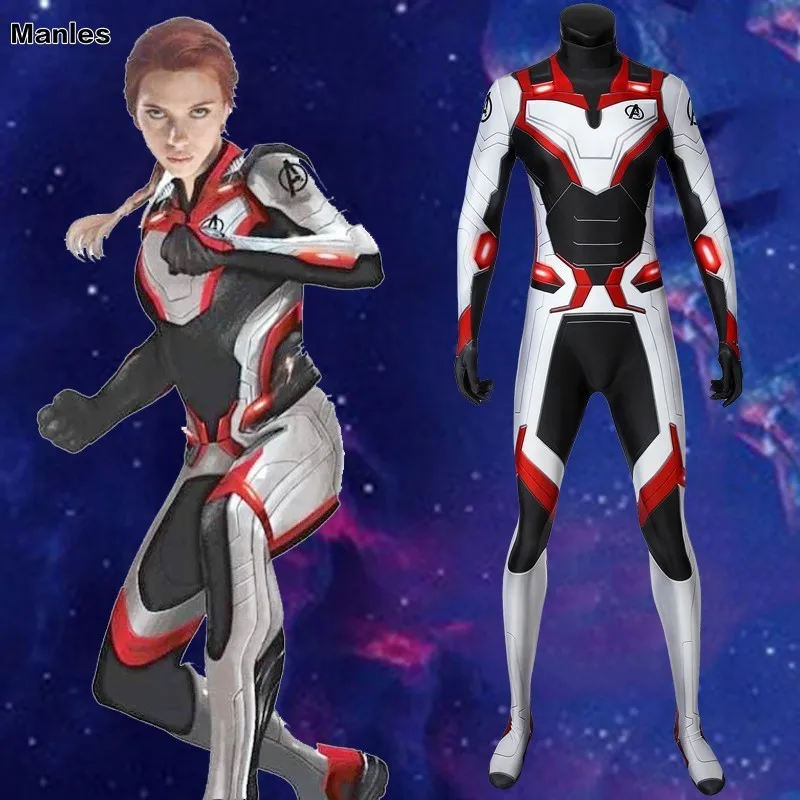 Avengers 4 Endgame Costume Black Widow Cosplay Nebula Adult Realm Team Halloween Natasha Romanoff Jumpsuit Zentai For Female Avengers 4 Endgame Costume Black Widow Cosplay Nebula Adult Realm Team Halloween Natasha Romanoff Jumpsuit Zentai For Female