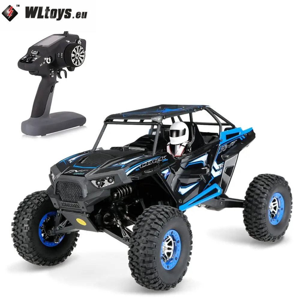 Wltoys 10428B 1/10 2,4 г 4WD 30 км/ч Rc автомобиль Рок Гусеничный подъемник RTR модель игрушки для детей