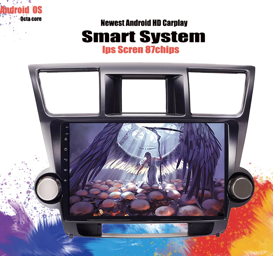 Top 10.1" 4G RAM 64G ROM Octa Core Android 9.1 Car GPS Navigation For Toyota Highlander 2009-2014 Top Car Accessories Tape Recorder 1 Top 10.1" 4G RAM 64G ROM Octa Core Android 9.1 Car GPS Navigation For Toyota Highlander 2009-2014 Top Car Accessories Tape Recorder 1