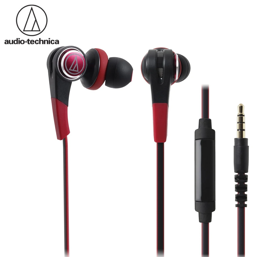 Audio-Technica ATH-CKS770iS 3,5 мм проводные наушники с микрофоном стерео звук наушники динамическая гарнитура для телефонов планшет