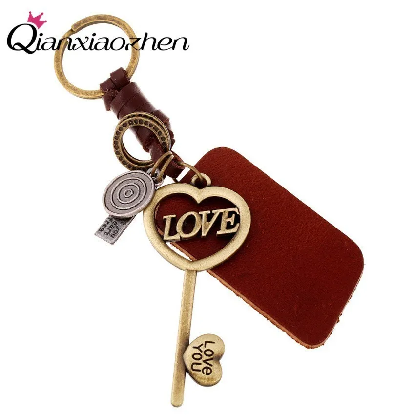 Qianxiaozhen Love Key Keychain Wedding Favors And Gifts For Guests Souvenirs Birthday Gift Boyfriend Present | Дом и сад