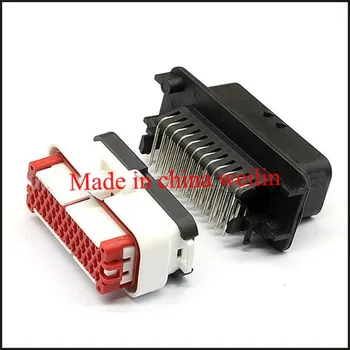 

female+male 1SET new energy automobile 776164-1 776164-2 776163-1 male connector 35P female cable connector terminal car Plugs