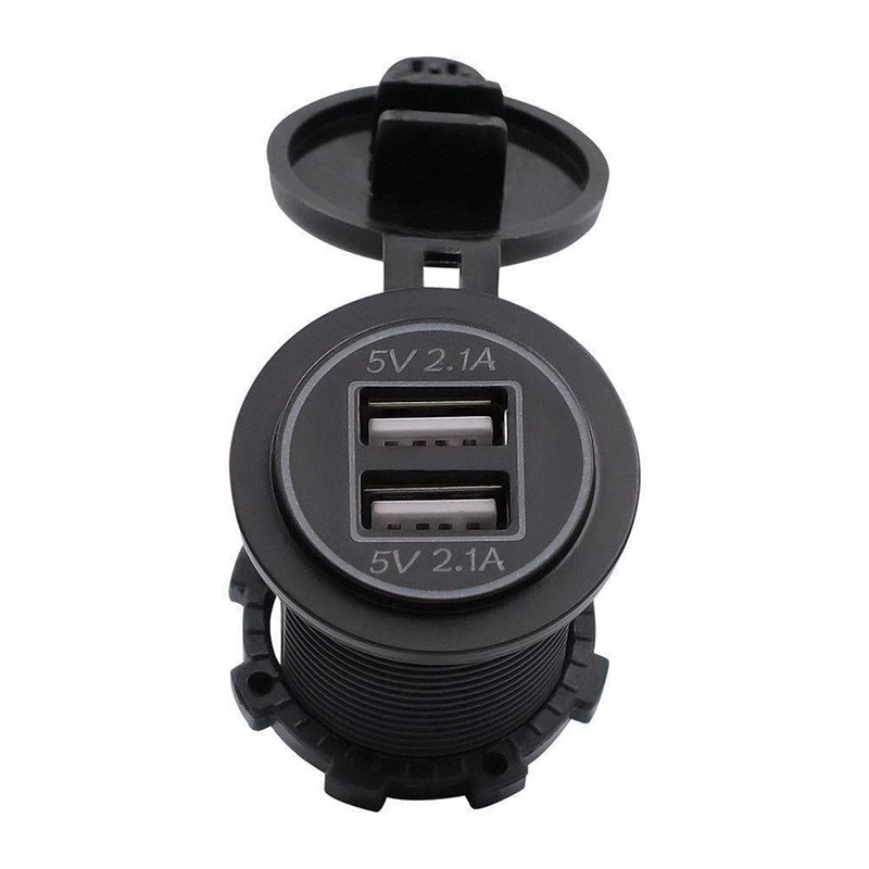 High Quality Universal Cigarette Lighter Car Charger 4.2A 5V Dual 2 USB Charger Socket Adapter For DC 12V 24V Car Motorcycle High Quality Universal Cigarette Lighter Car Charger 4.2A 5V Dual 2 USB Charger Socket Adapter For DC 12V 24V Car Motorcycle
