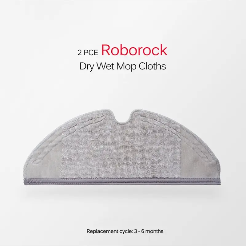 Roborock 2 шт./компл. Roborock часть пылесос робот Швабра тряпку для пылесоса, 2-е поколение МОП чистый