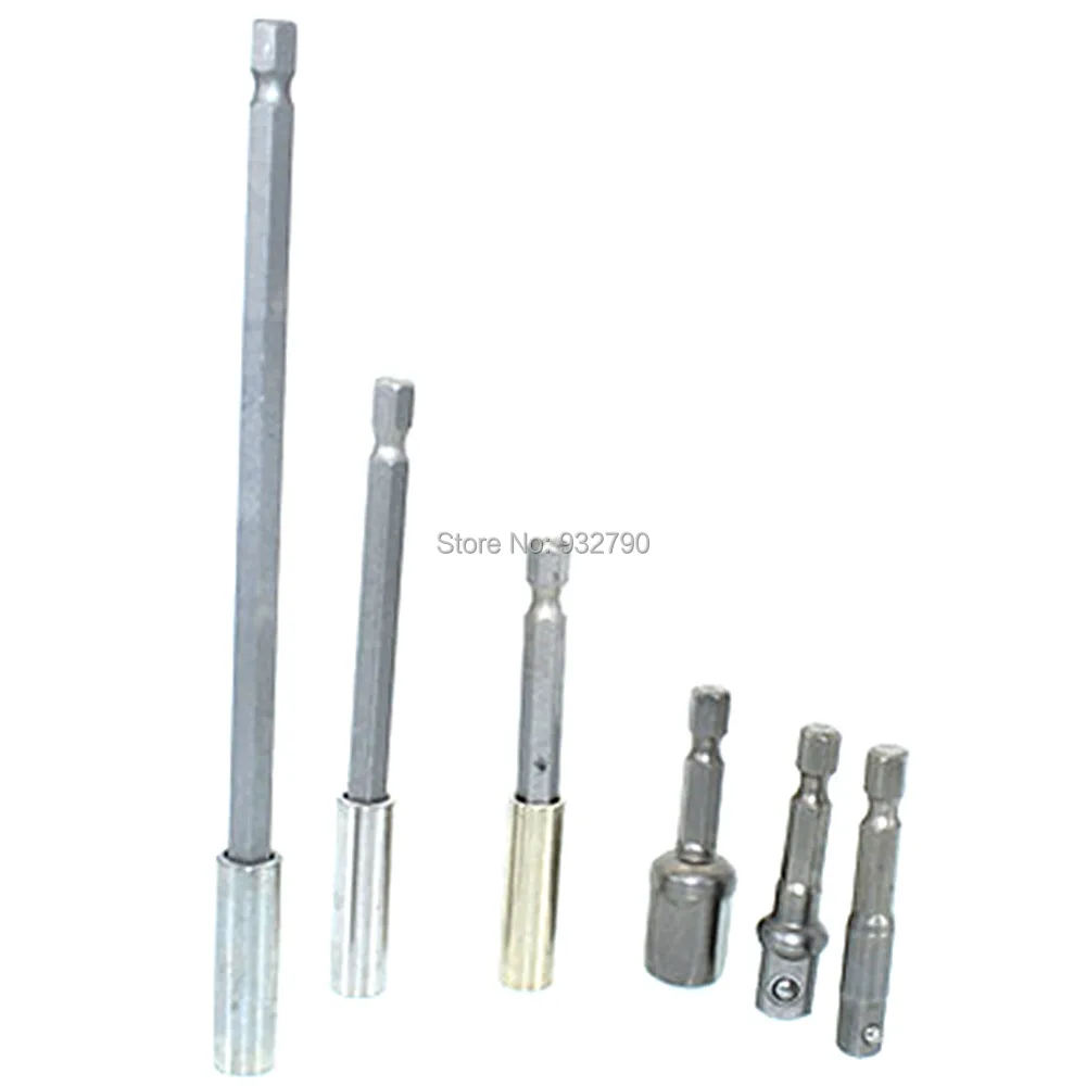 3 шт. адаптер для торцевых головок 1/4 &quot3/8&quot 1/2 &quotдлиной 50 мм + держатель магнитных