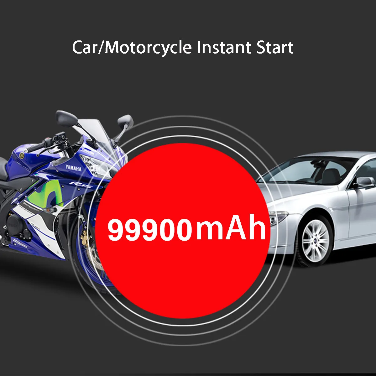 Mini Portable 12V 99900mAh Car Jump Starter Battery USB Charger Emergency Power Bank for Car Battery Booster Starting Device