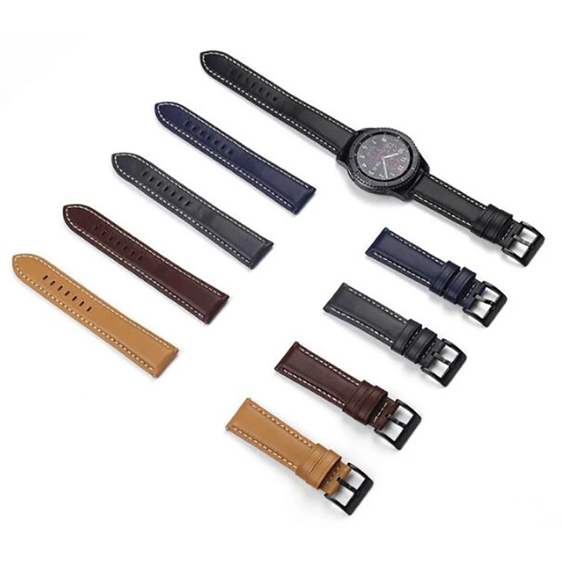 1 шт. спортивный сменный ремешок из искусственной кожи для часов samsung gear S3 Frontier, классический, 4 цвета, для занятий спортом на открытом воздухе, фитнесом