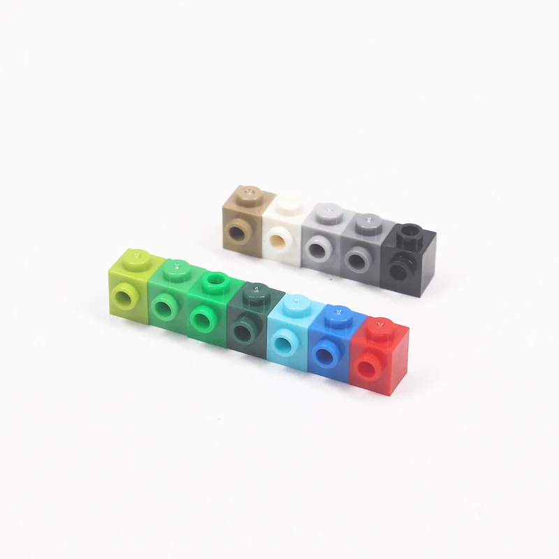

moc 1*1(3h) 2 hole DIY enlighten block bricks Compatible With Assembles Particles
