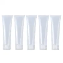 5 шт 100 мл многоразовая бутылка дорожный размер контейнер для хранения бутылки с откидной крышкой для шампуня очищающее средство для лица крем для рук