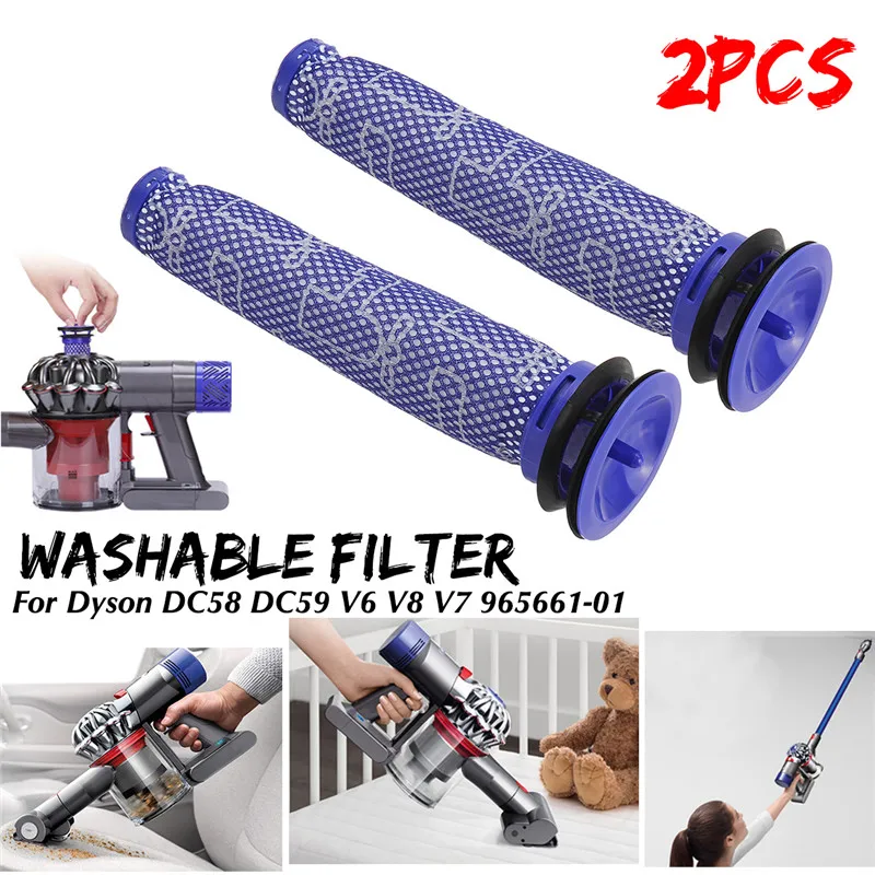 

2pcs Vacuum Cleaner accessories Parts Pre Motor Washable HEPA Filter Motor Head Filter for DYSON Handheld Vacuum Cleaner