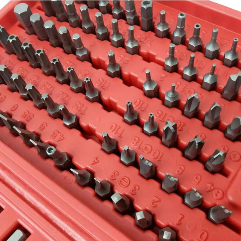 98 шт. Torx Star Spline шестигранные крестообразные гнезда Набор инструментов для