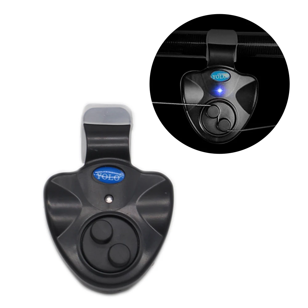 

Electronic Fishing Bite Alarm with Sound LED Lights Indicator Fish Bite Alarms Fishing accessories