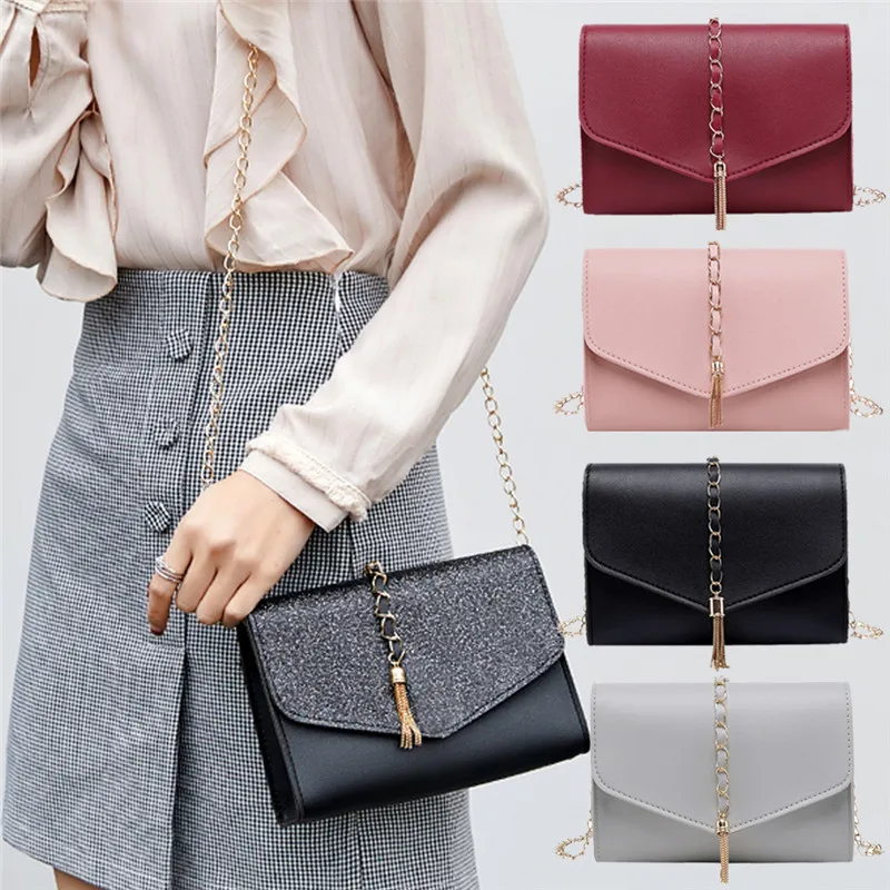Ladies Fashion Elegant Chain Bag Leisure Mini Envelope Handbag Pu Leather Shoulder huismerk kopen in de aanbieding Ladies Fashion Elegant Chain Bag Leisure Mini Envelope Handbag Pu Leather Shoulder huismerk kopen in de aanbieding