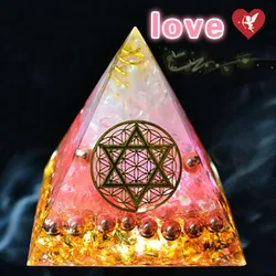 AURAREIKI Orgonite Energy Pyramid Helps Love Bring Good Luck To Change Magnetic Field Resin Decorative Craft Jewelry Gift AURAREIKI Orgonite Energy Pyramid Helps Love Bring Good Luck To Change Magnetic Field Resin Decorative Craft Jewelry Gift