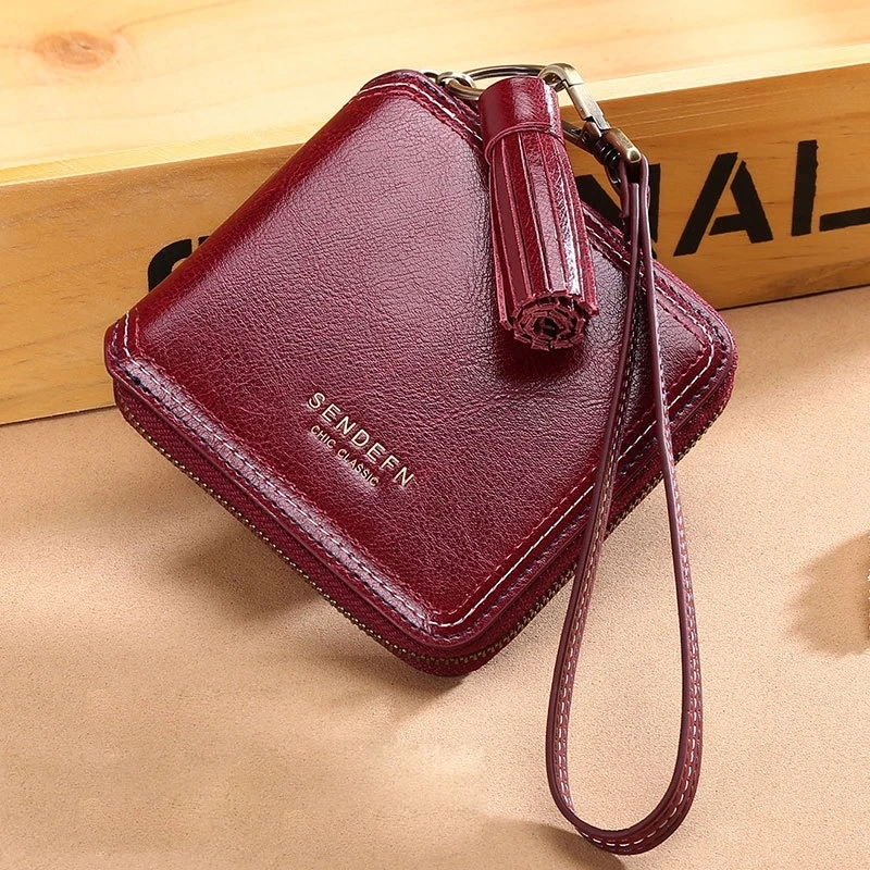 

Best Selling Leather Wallet Female Short Student Purse Korean Leather Cute Ladies Wallet Wallet Mini Wallet
