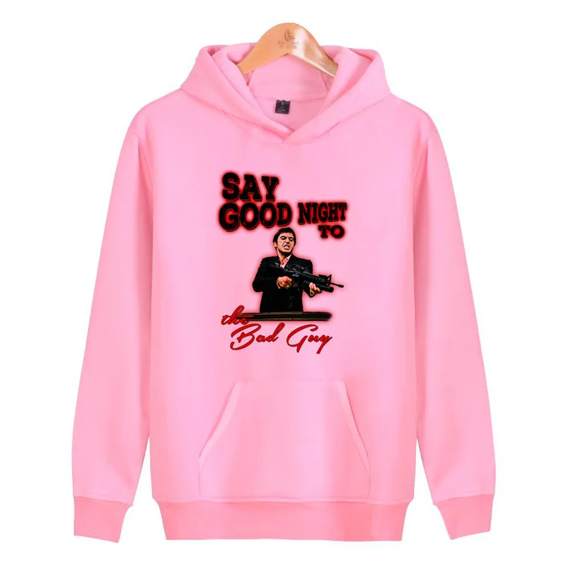 

scarface hoodies sweatshirts homme harajuku streetwear hoddies men/women male hop pullover hip J2346