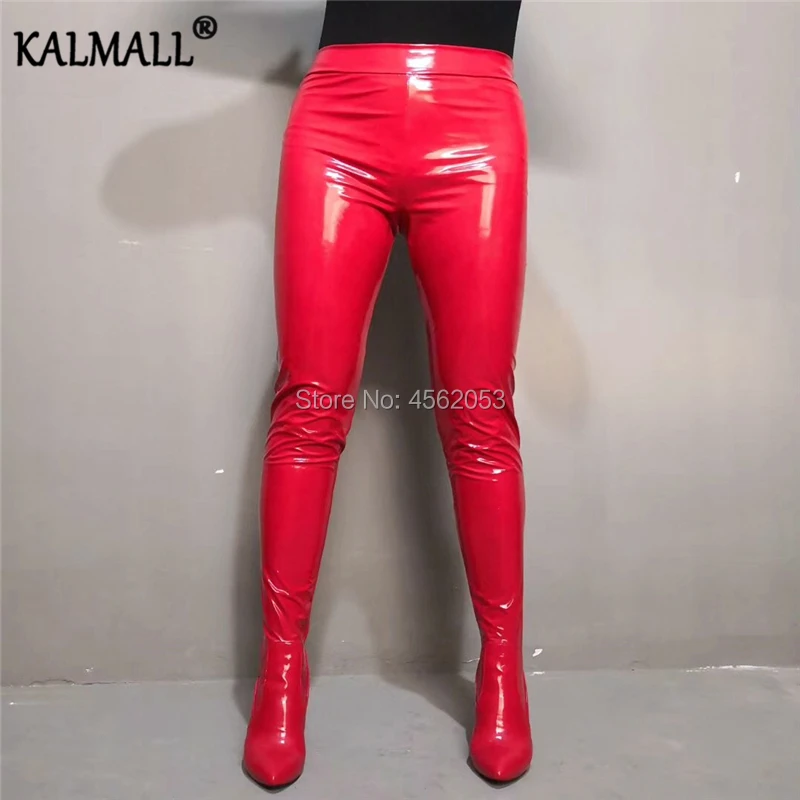 Новинка модная подиумная женская обувь KALMALL размера плюс 47 очень длинные
