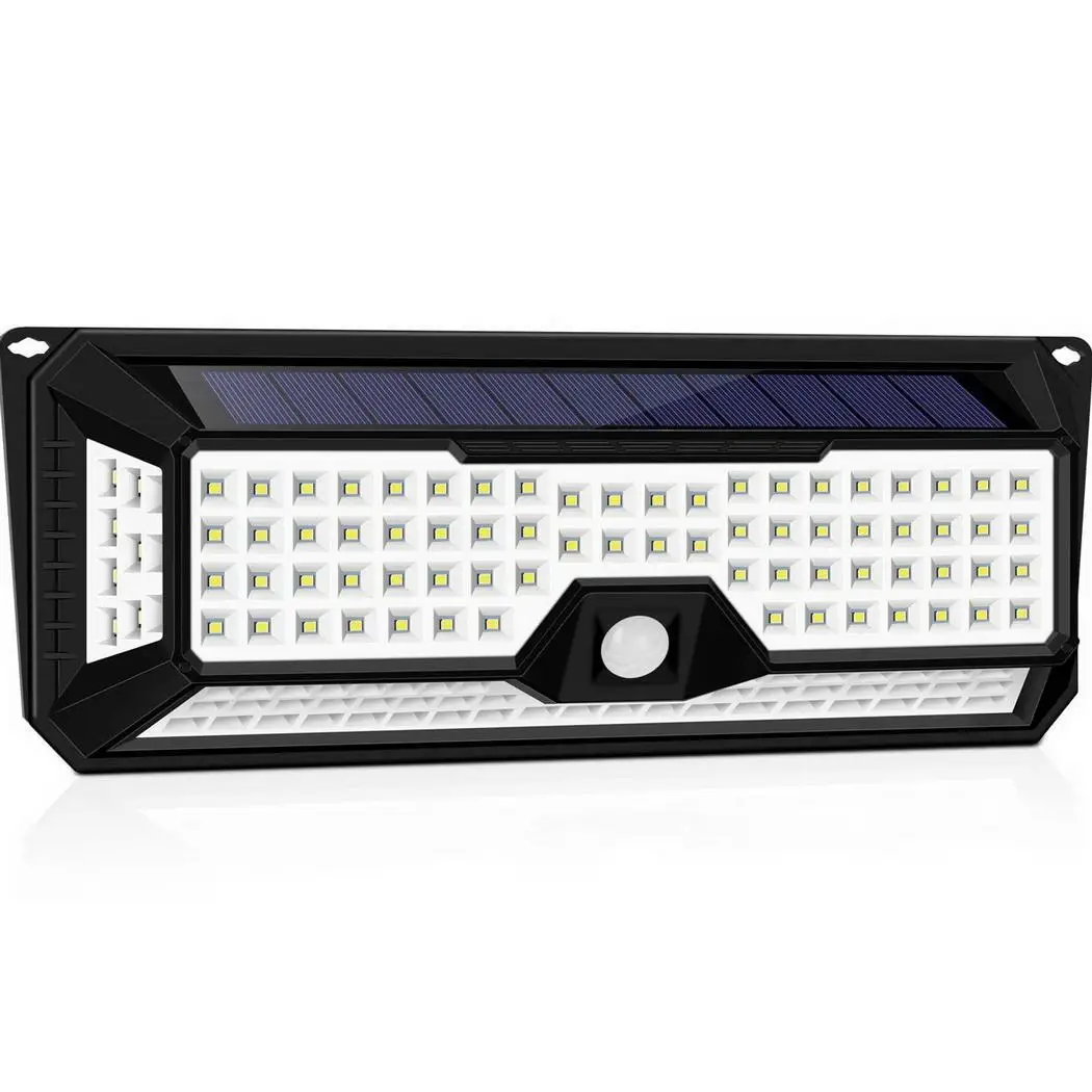 

136LED Solar Lights Waterproof Sensor Light 120 Degree Outdoor x Motion Security Lighting 100000 (h) 7W IP44