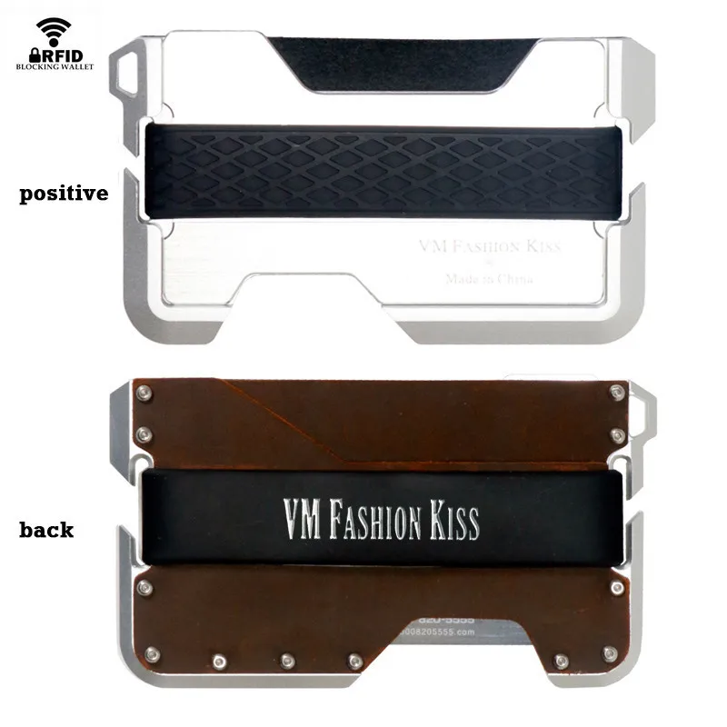 VM FASHION KISS Crazy Horse кожаный кошелек с рчид блокировкой для повседневного