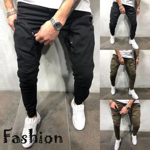 

2019 New Men Casual Designer Trouser Tracksuit Bottom Joggers Jogging Pencil Pants