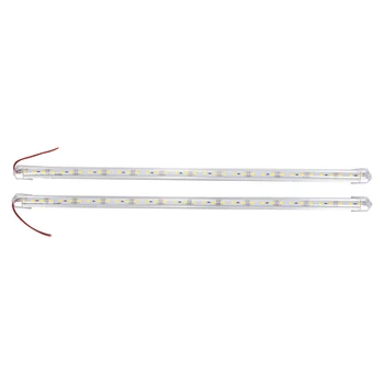 

Hot 2 Pcs Rigid LED Strip Rod Light Waterproof 12V 50CM Aluminum Alloy White