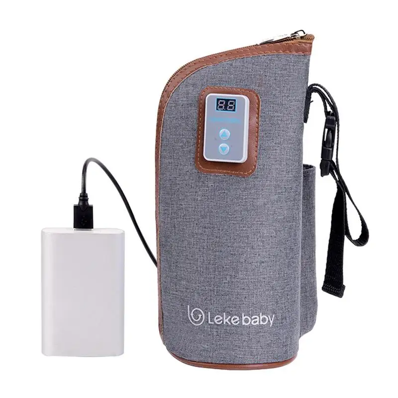 

Baby Warmer Bottle Feeding Bottle Insulation Bag USB Heating Intelligent Temperature Control Portable Feeding holder bag