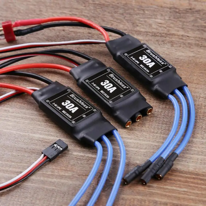 XXD 30A ESC бесщеточный контроллер скорости двигателя для радиоуправляемого