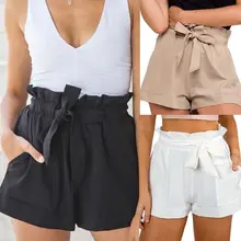 Летние модные женские сексуальные короткие брюки шорты Повседневный пляжный с завышенной талией кружевные шорты Горячая уличная