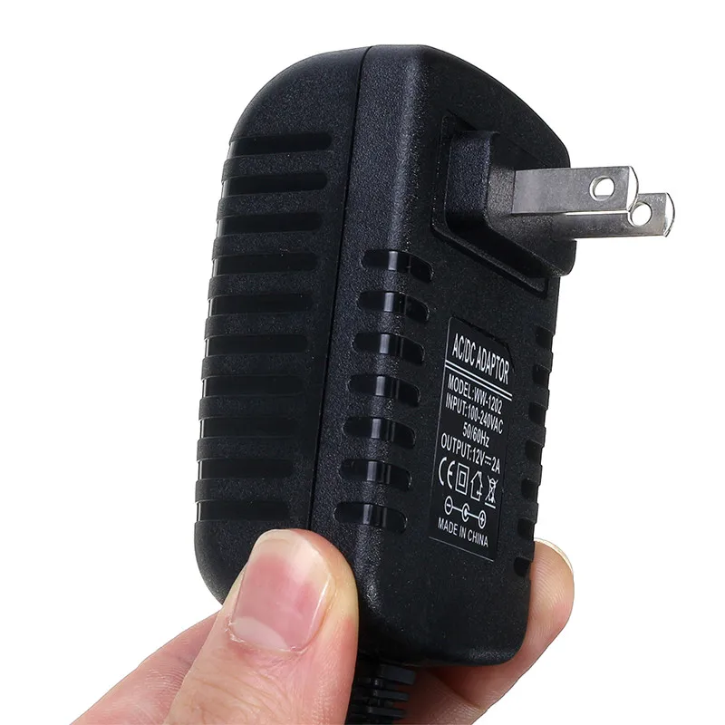 Штепсельная Вилка CLAITE US 1 5 M 2M AC110-240V к DC12V 2A 24W адаптер питания с диммером для