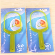 2000 шт. скребок для чистки языка Очиститель языка с покрытием скребок для языка гигиена полости рта уход инструмент