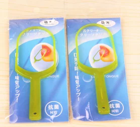 

2000pcs Tongue Cleaning Brush Tongue Cleaner Coated Tongue Scraper Oral Hygiene Dental Care Tool sale
