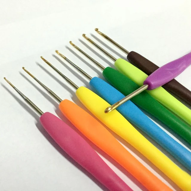 Weave Craft Plastic Crochet Hooks Yarn Knitting  1 Crochet Hook Sewing  Needle - 8pcs - Aliexpress