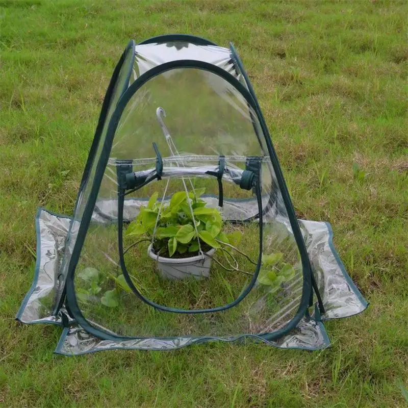

PVC Collapsible Greenhouse Greenhouse Mini Flower House Planting Cover Insect-Proof Bird Cover