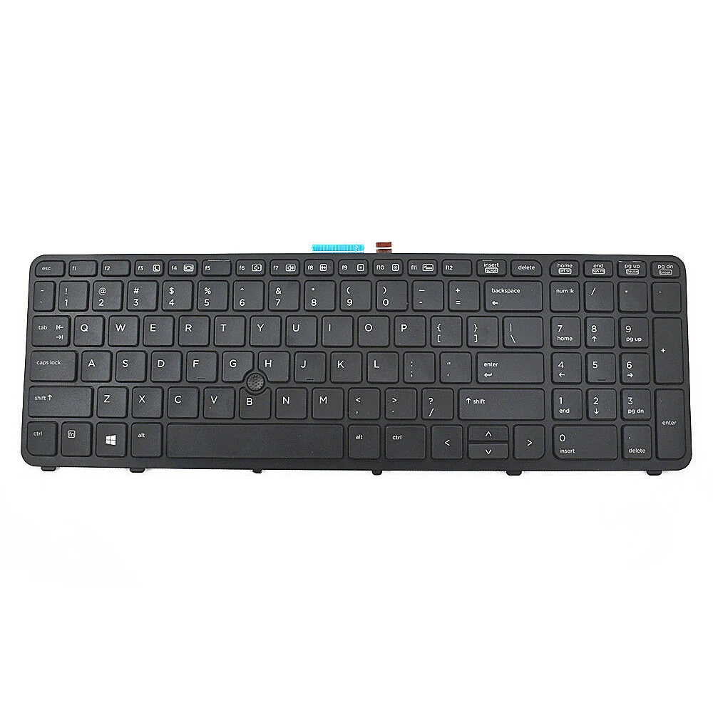 

English Laptop Keyboard With Backlight for HP ZBOOK 15 17 G1 G2 PK130TK1A00 SK7123BL