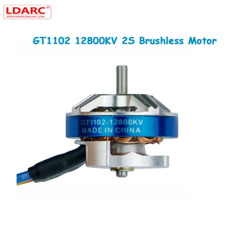 4 шт. KINGKONG/LDARC GT1102 1102 12800KV 3 1g бесщеточный двигатель для крошечных GT7 2019 V2 FPV гоночных