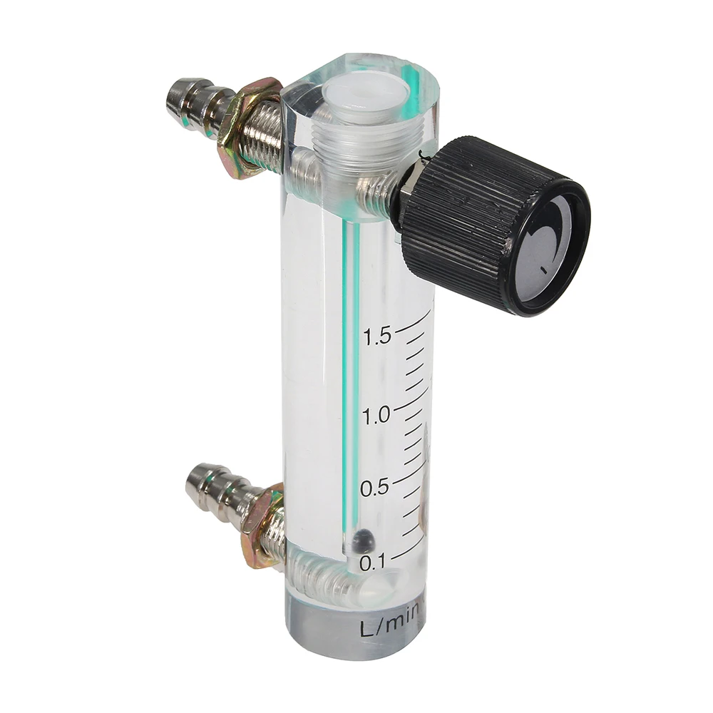 

High Quality Oxygen Flow Meter 0 To 1.5lpm 1.5l Flowmeter Flow Meters With Control Valve For Gas Air Flow Meter