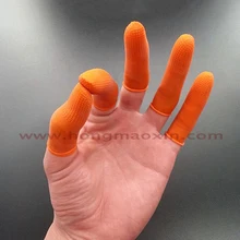 250 шт/партия антистатические перчатки для пальцев; латексные напальчники для промышленности и очистки