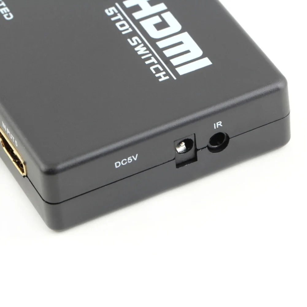 Мини 5 порты 1080 P видео HDMI коммутатор выключатель делитель с ИК пульт