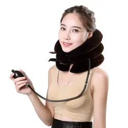Надувная Шейная позвонка для шеи, мягкий фиксатор, поддерживающее устройство для головной боли, боли в спине, у шеи, подушка