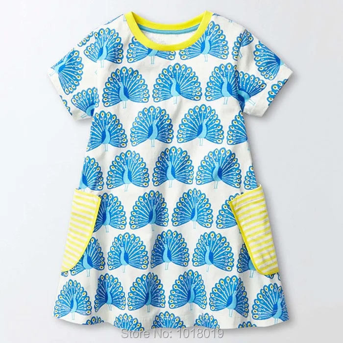 Новинка года, детское платье Летнее Брендовое качественное хлопковое платье для маленьких девочек года детская одежда для маленьких девочек детское платье